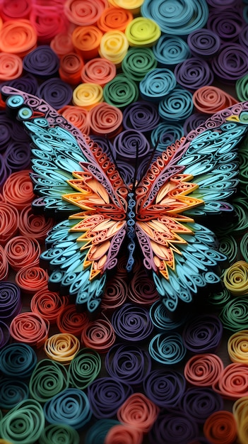 Butterfly with beautiful wings