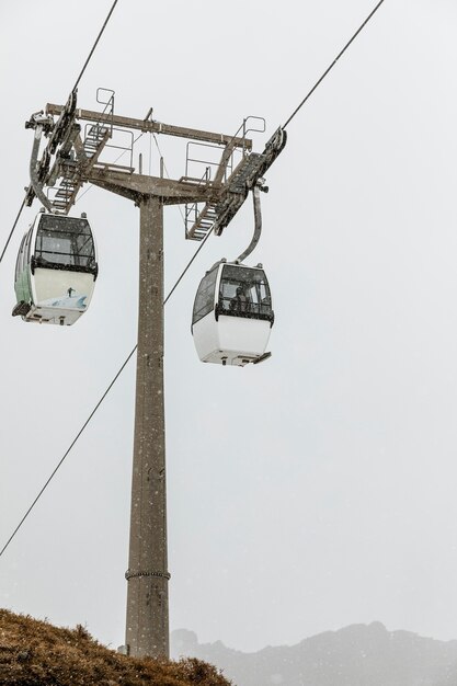 Cable cars winter season