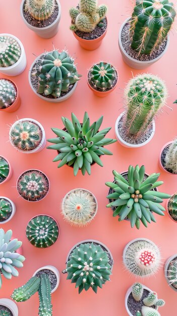 Cactus plant in pot still life