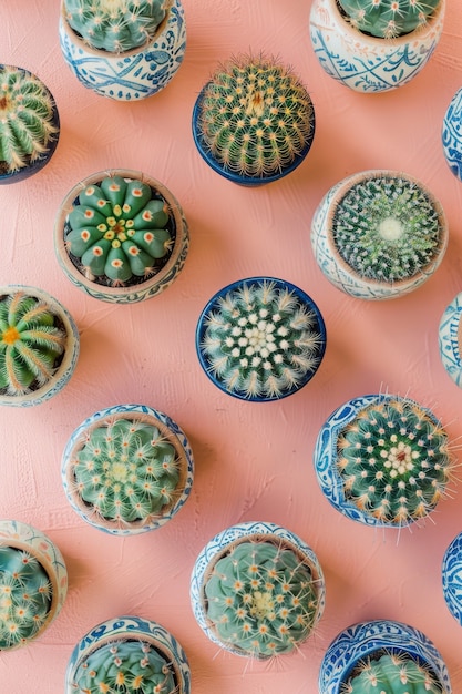 Cactus plant in pot still life