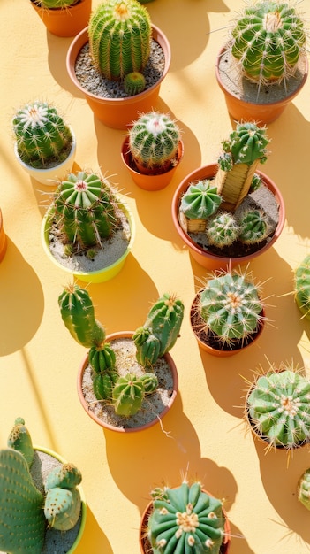 Cactus plant in pot still life