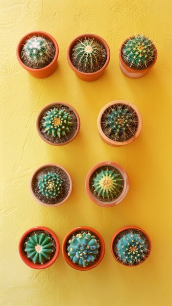 Cactus plant in pot still life