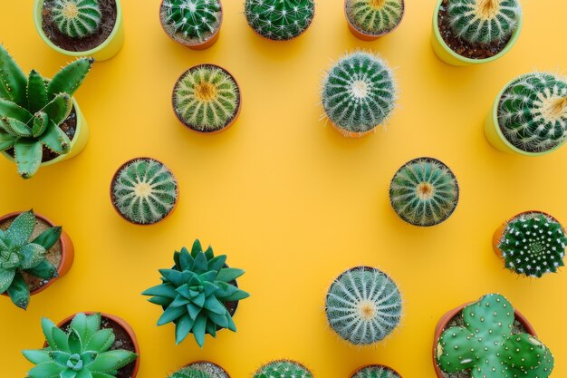 Cactus plant in pot still life