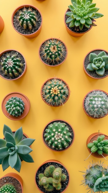 Cactus plant in pot still life