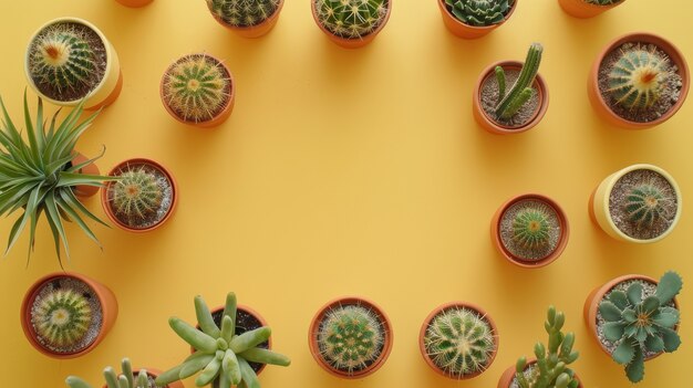 Cactus plant in pot still life