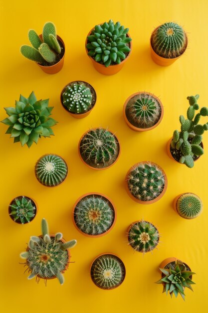 Cactus plant in pot still life