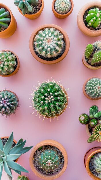 Cactus plant in pot still life