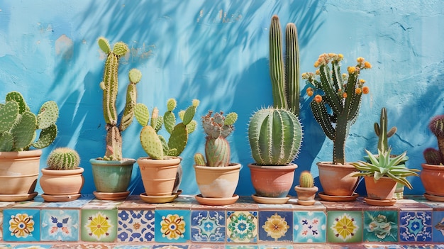 Cactus plant in pot still life