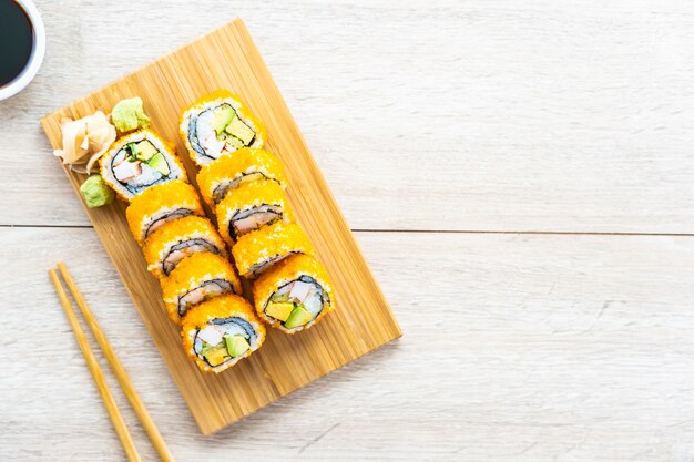 California maki rolls sushi