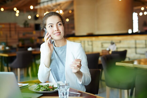 Calling by lunch