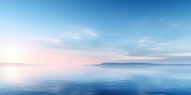 Free Photo calm bay waters in the background peaceful marine scene