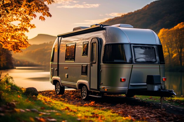 Camping on wheels car for sustainable travel