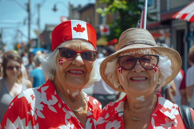 Free Photo canada day celebration with maple leaf symbol