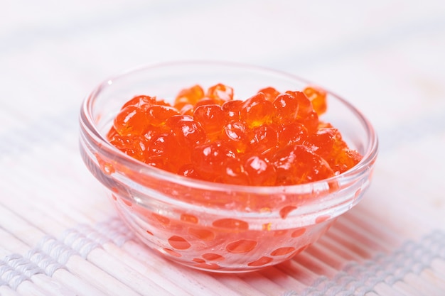 Capelin Sushi Caviar – Masago Orange. Smoked trout caviar or kosher salmon caviar