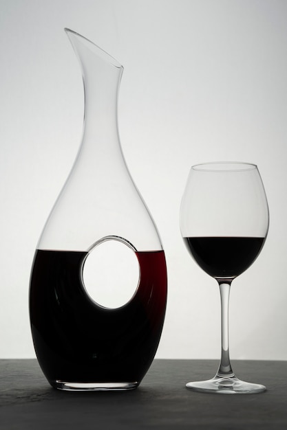 Carafe and wine glass assortment