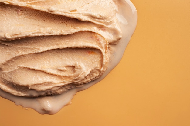 Caramel ice cream texture