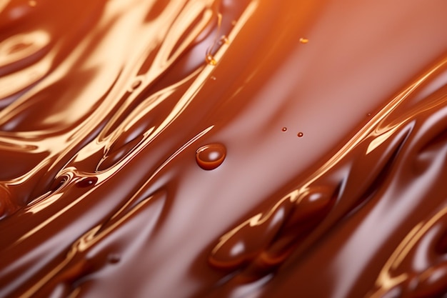 Free photo caramel sauce macro texture close ups