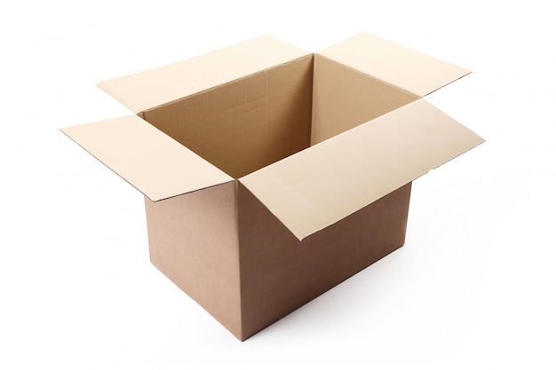 Free photo cardboard box