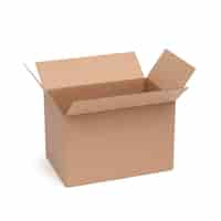 Free photo cardboard box