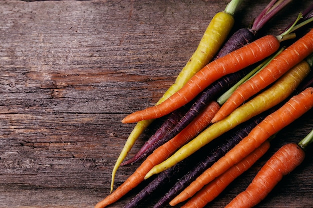 Carrot on the table