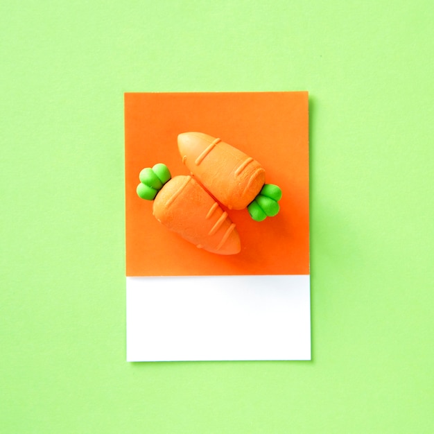 Free photo carrot vegetable produce toy object