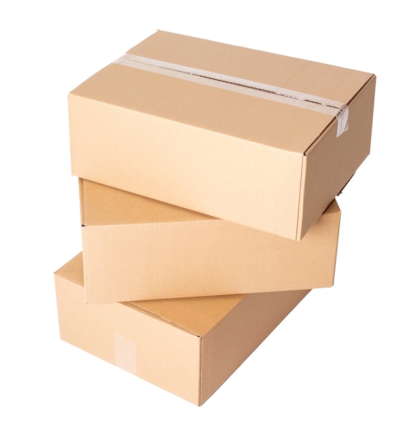 Free photo carton boxes