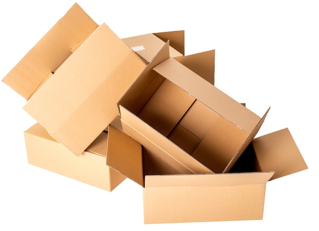 Free photo carton boxes