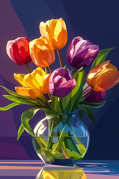 Free Photo cartoon of floral bouquet