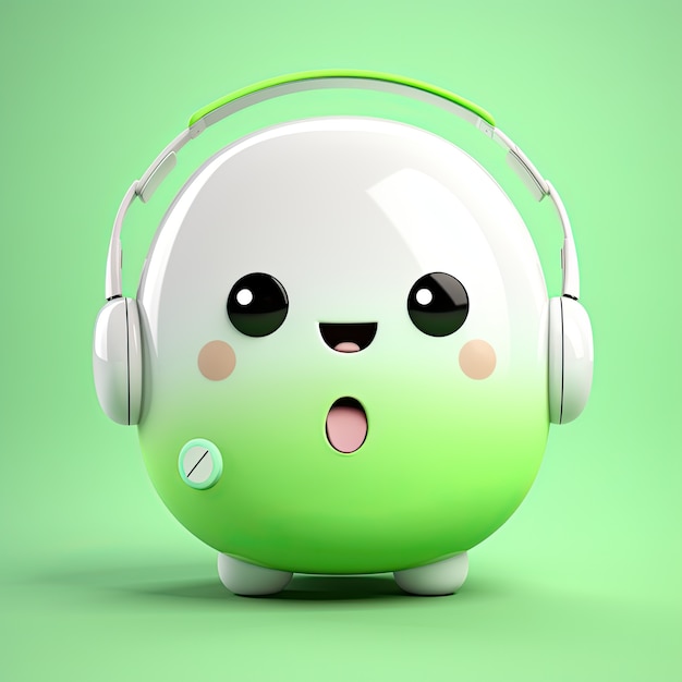 Free Photo cartoon style music concept