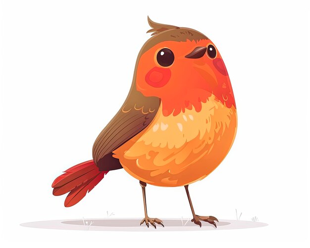 Cartoony bird illustration