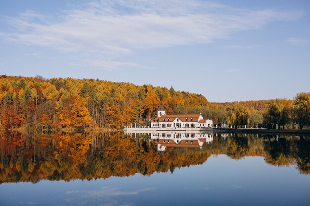 Castle lake view