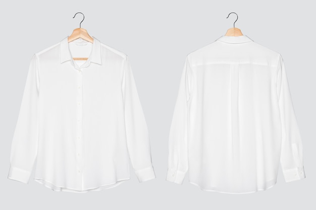 Casual white blouse women's fashion