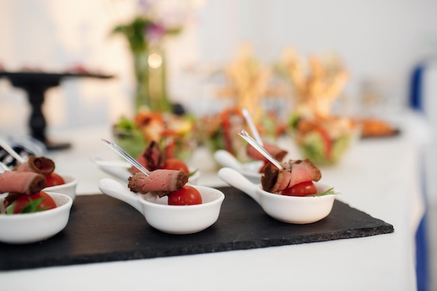 catering canape food