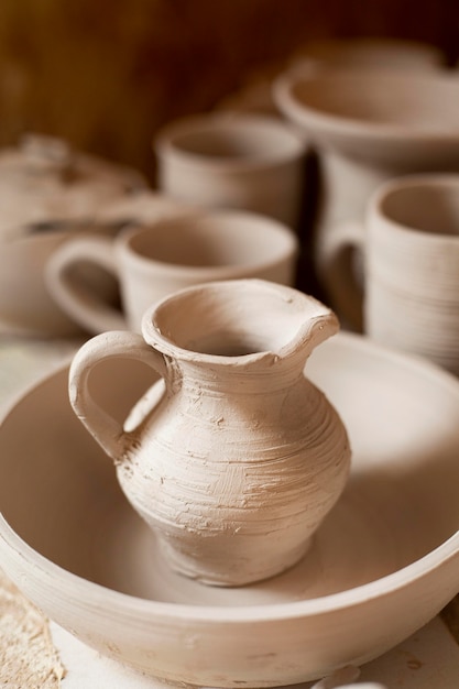 Free Photo ceramic handmade art pottery concept