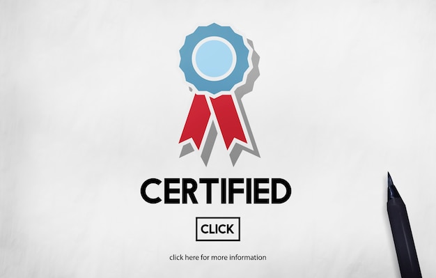 Free Photo certified approval agreement confirmation concept