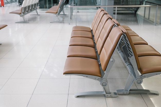 Free photo chair in airport