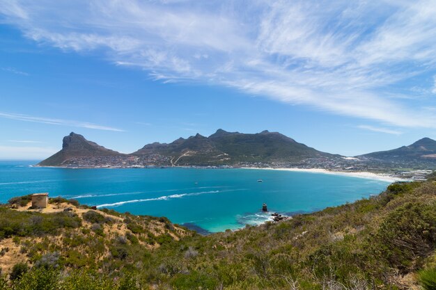 Chapman's Peak by the ocean captured in South Africa