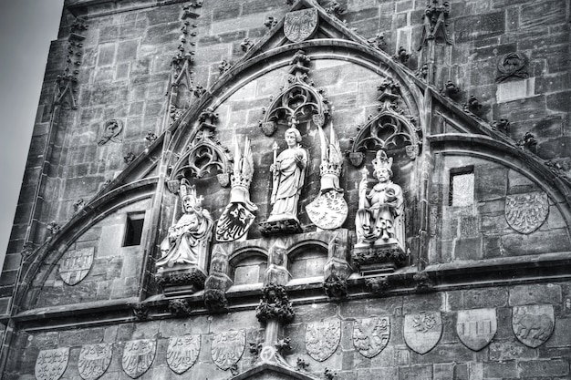 Free photo charles bridge gate in prague.