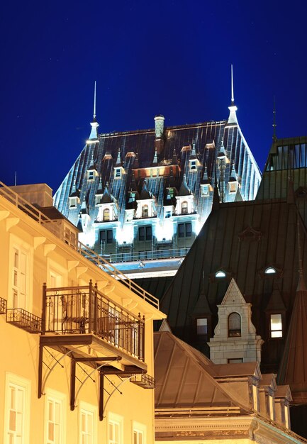 Chateau Frontenac at night  Quebec City