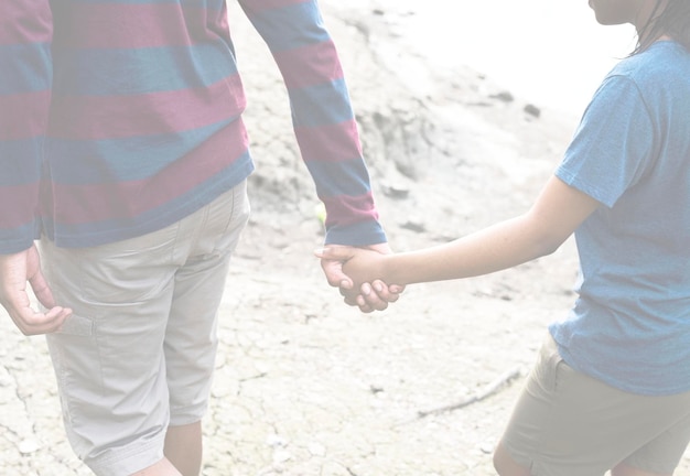 Cheerful couple walking together outdoors