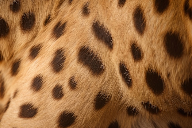 Free photo cheetah pattern  fur texture