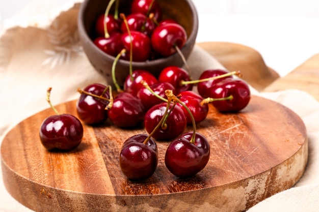 Cherries in a bowl