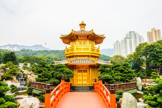 Chi lin temple in nan lian garden