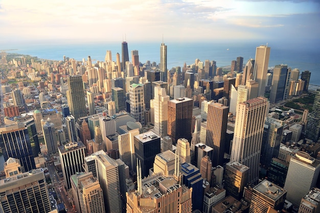 Chicago aerial view