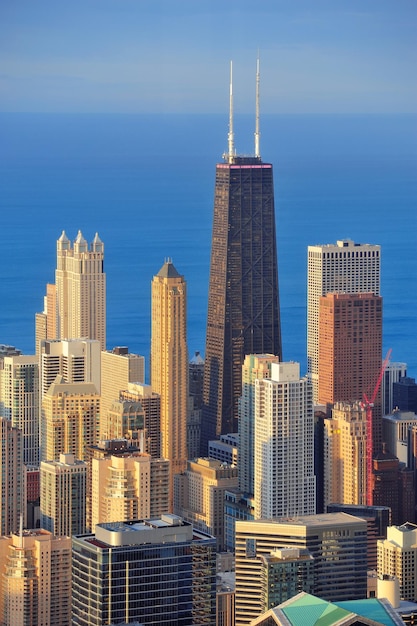 Chicago aerial view