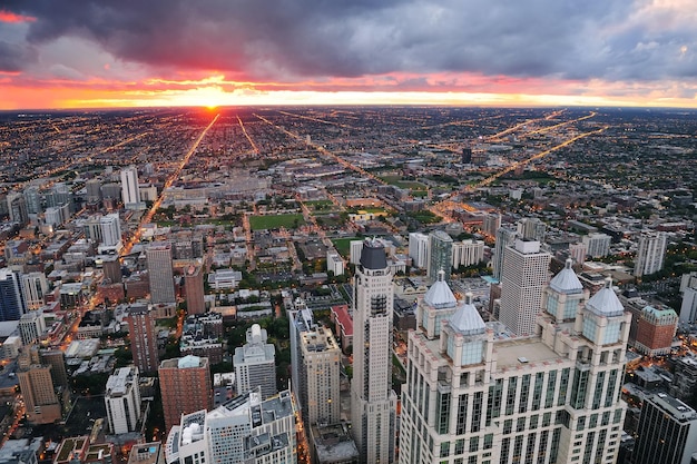 Chicago sunset