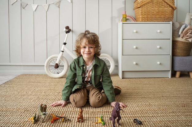 Free photo child having fun during playtime