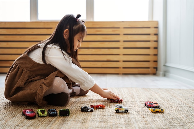 Free photo child having fun during playtime