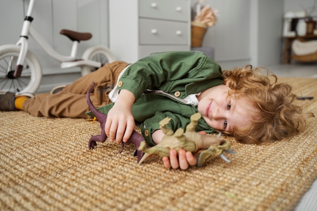 Child having fun during playtime