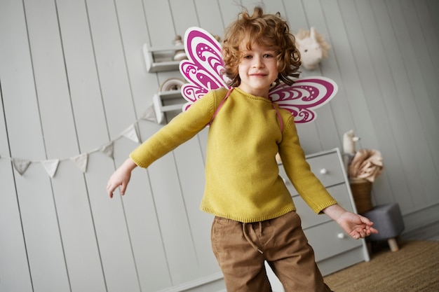 Free Photo child having fun during playtime